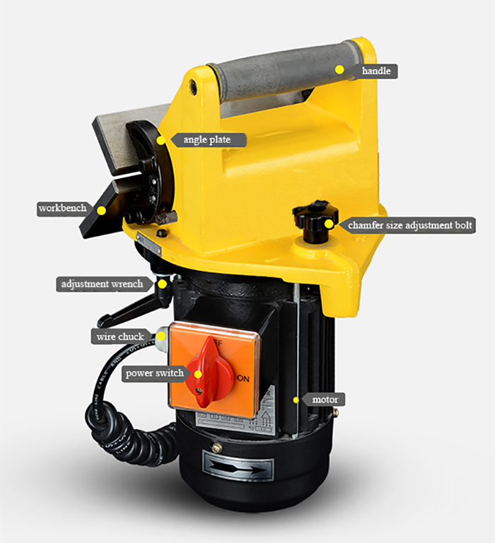 Portable Deburring/Chamfering Machine Structure Diagram